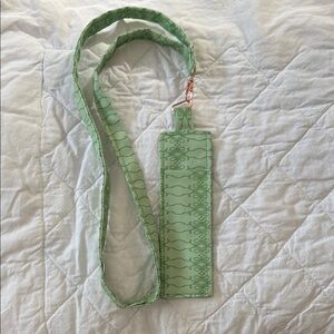 Great teacher gifts ! Green Patterned Lanyard/pen holder